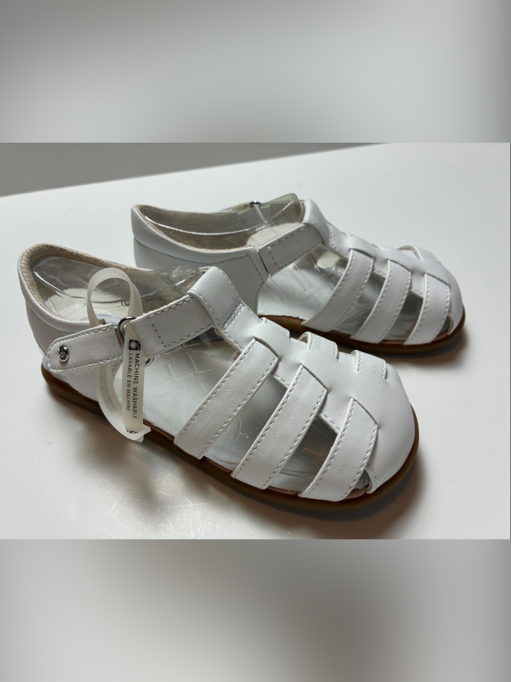 UGG White Kids Fisherman Sandals